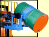 Forklift attachment to lift and pour drum - Morse Forklift-Karriers