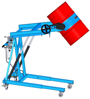 Heavy-Duty Hydra-Lift Karrier with air power lift, but manual tilt