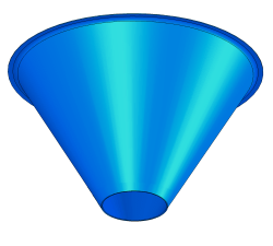 Drum Cone with 6" discharge opening