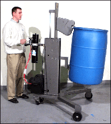 Custom drum mover / palletizer painted with steel-it epoxy