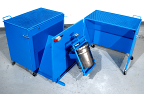 Safety Enclosure for Morse 5-Gallon Can Tumblers Safety Enclosure for Morse 5-Gallon Can Tumblers