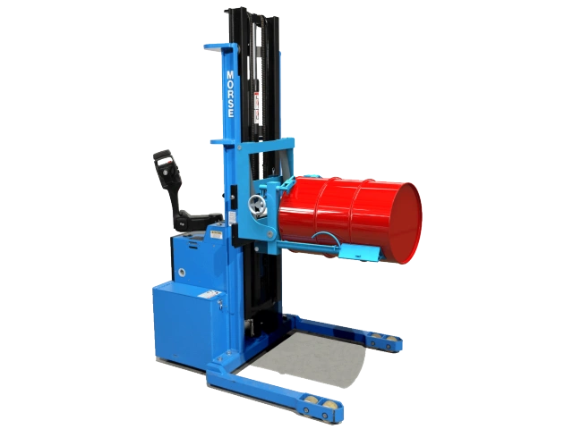 PILOT Self-Propelled walkie / stacker to rack an 800 Lb. (363 kg) drum up to 10.5 feet (3.2 m) high - Model 910