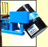 Forklift attachment with battery power tilt to lift and pour drum up to 1500 Lb.
