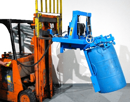 MORStak Fork Mounted Drum Racker