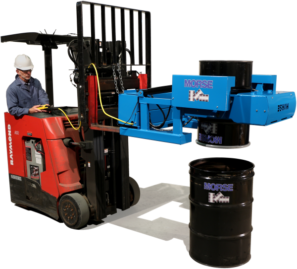 Images of Morse GRIP+GO PowerGrip Fork Mount Drum Handler to lift and