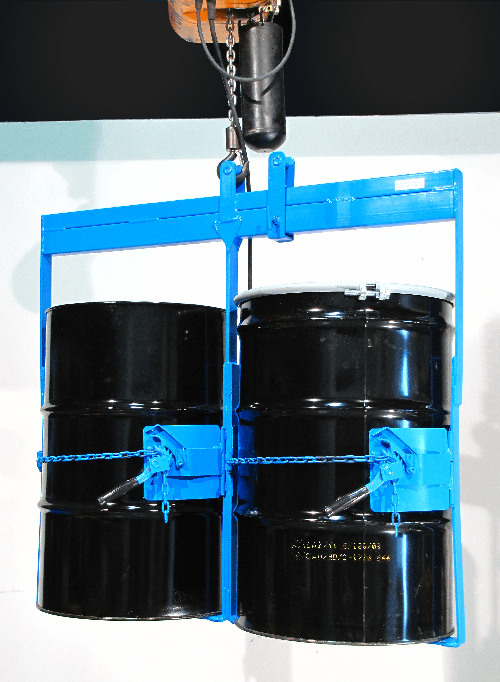 Custom BelowHook 2Drum Lifter Morse Drum handling Equipment