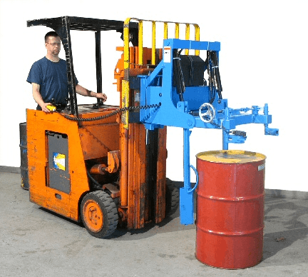 MORStak Forklift Mounted Drum Racker