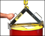Elevador de tambor para gr�a de acero inoxidable.