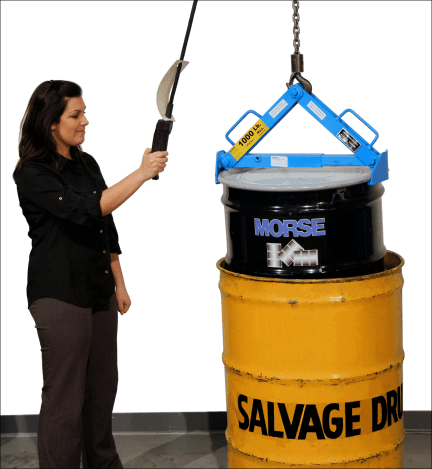 Images of Morse Below-hook drum lifters for steel, fiber or plastic ...