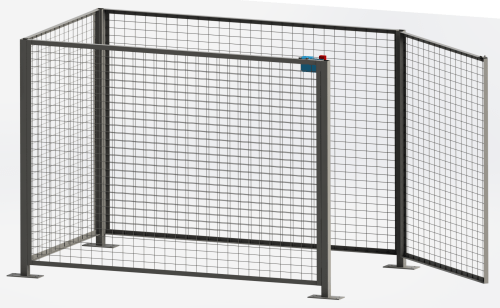 safety enclosure with interlock