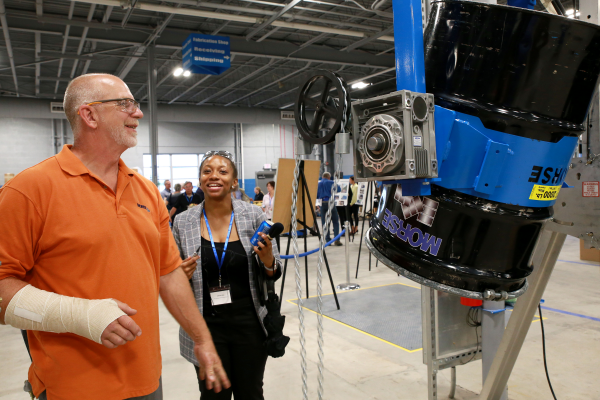 Morse open house - SU interviews Morse plant manager