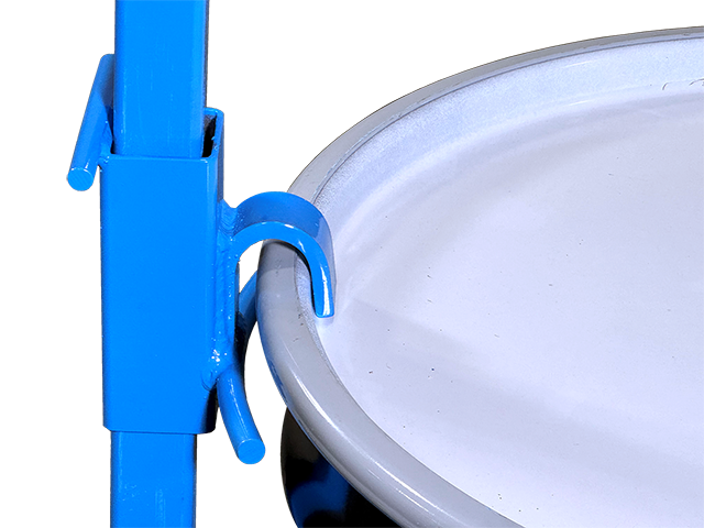 Hook Slide engages onto top drum rim