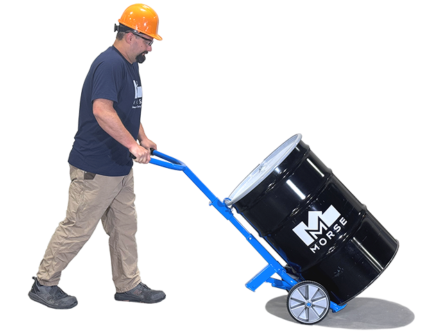Move a drum with Morse model 155 2-Wheel Drum Truck