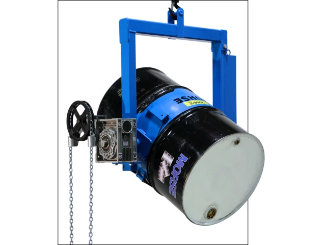 Extra Heavy-Duty Below-Hook Drum Carrier to lift and pour drum