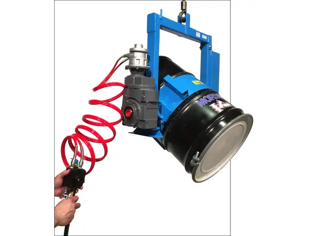 Model 195GM-A Below-Hook Drum Carrier with Spark Resistant Parts and AIR Power Drum Tilt Control