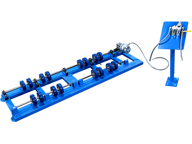 Air Powered Double Drum Roller