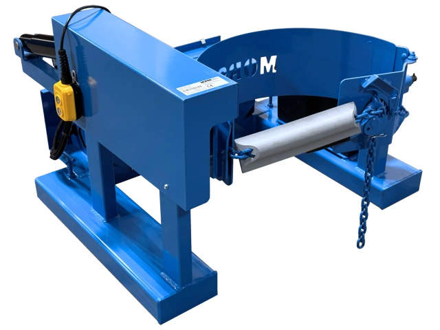 Forklift Drum Carrier with Battery Power Drum Tilt