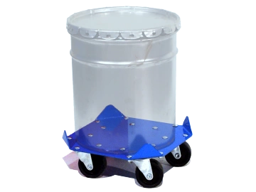 Square Pail Dolly - PailPRO model 34-5 shown for 5-gallon (20 liter) pail