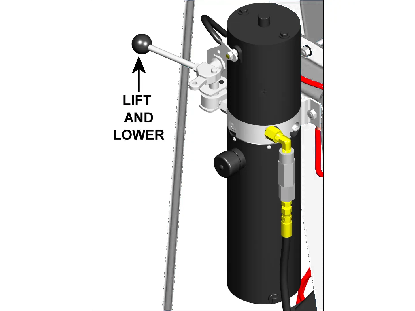 Battery Power Lift and Lower Controls