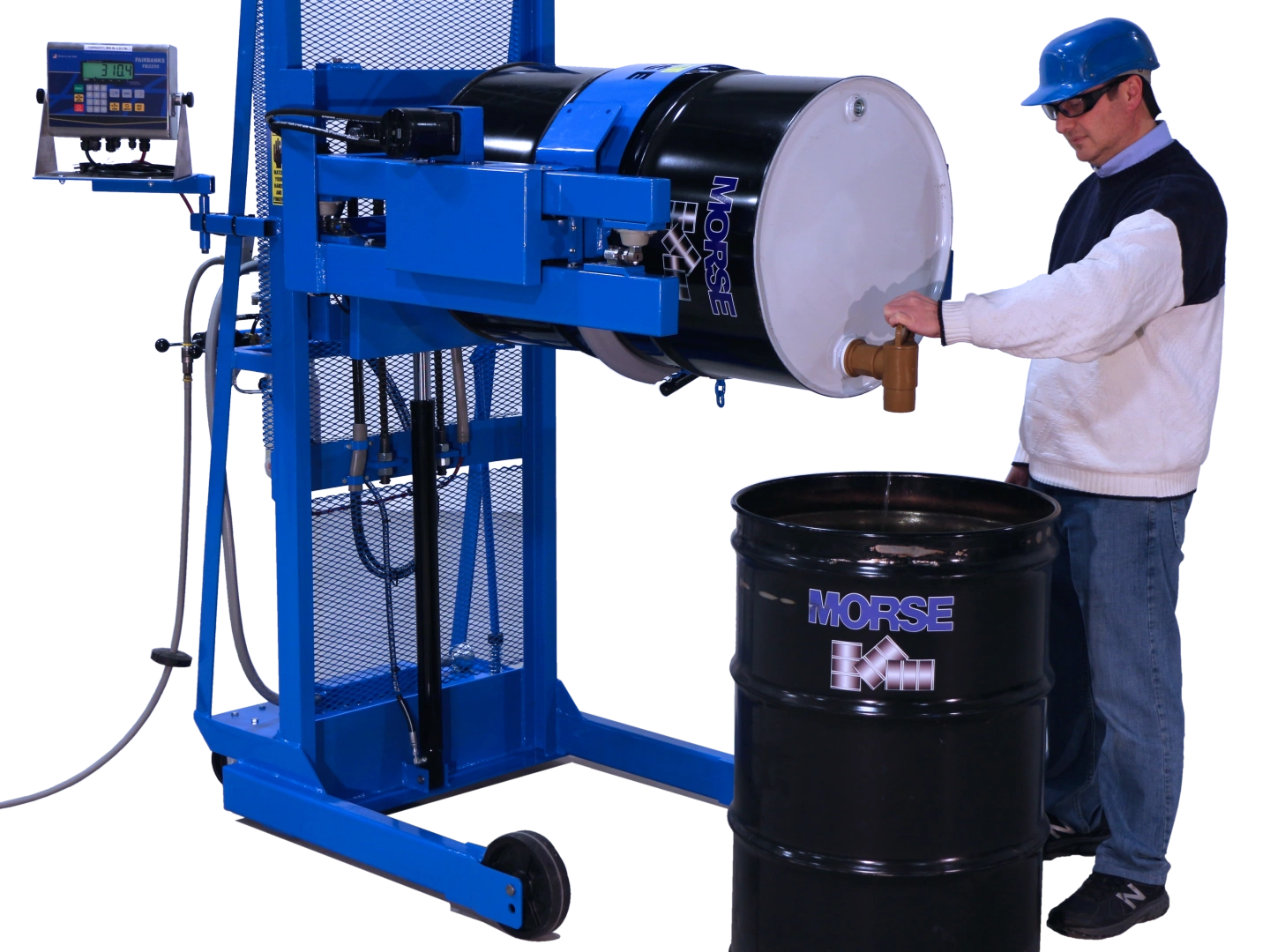Dispense drum at up to 60" (152 cm) high - Model 515-N-114 shown