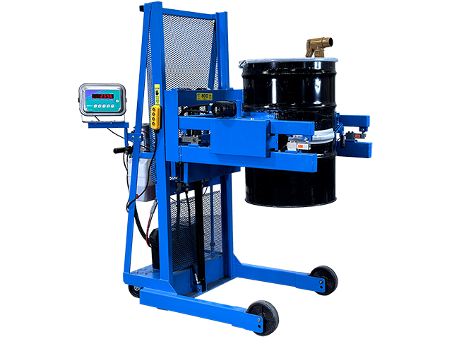 Battery power to raise drum