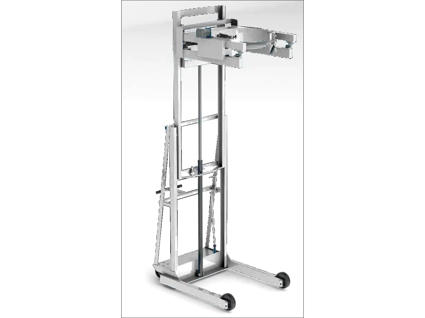 520 Series Stainless Steel Vertical-Lift Drum Pourer