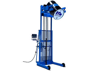 Weigh Drum as you Pour up to 106" (269 cm) high. Model 525-T-114 shown.