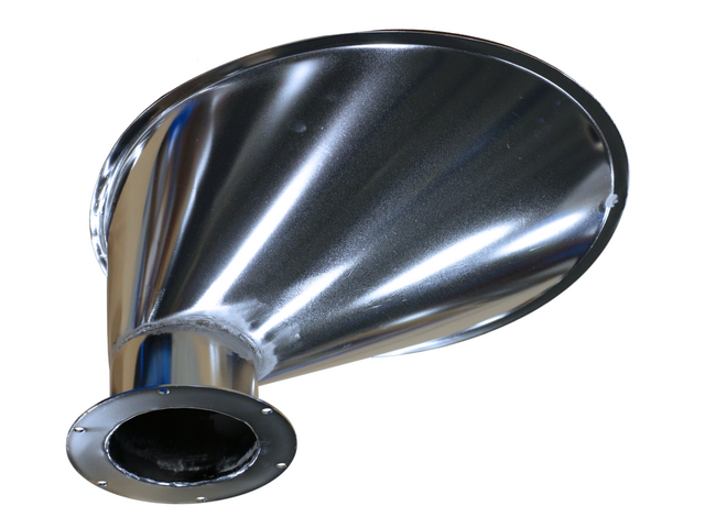 Asymmetric Stainless Steel Drum Cones with Valve Flange