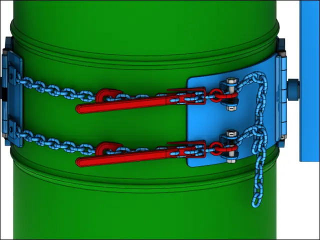 Two Load Binder Chains