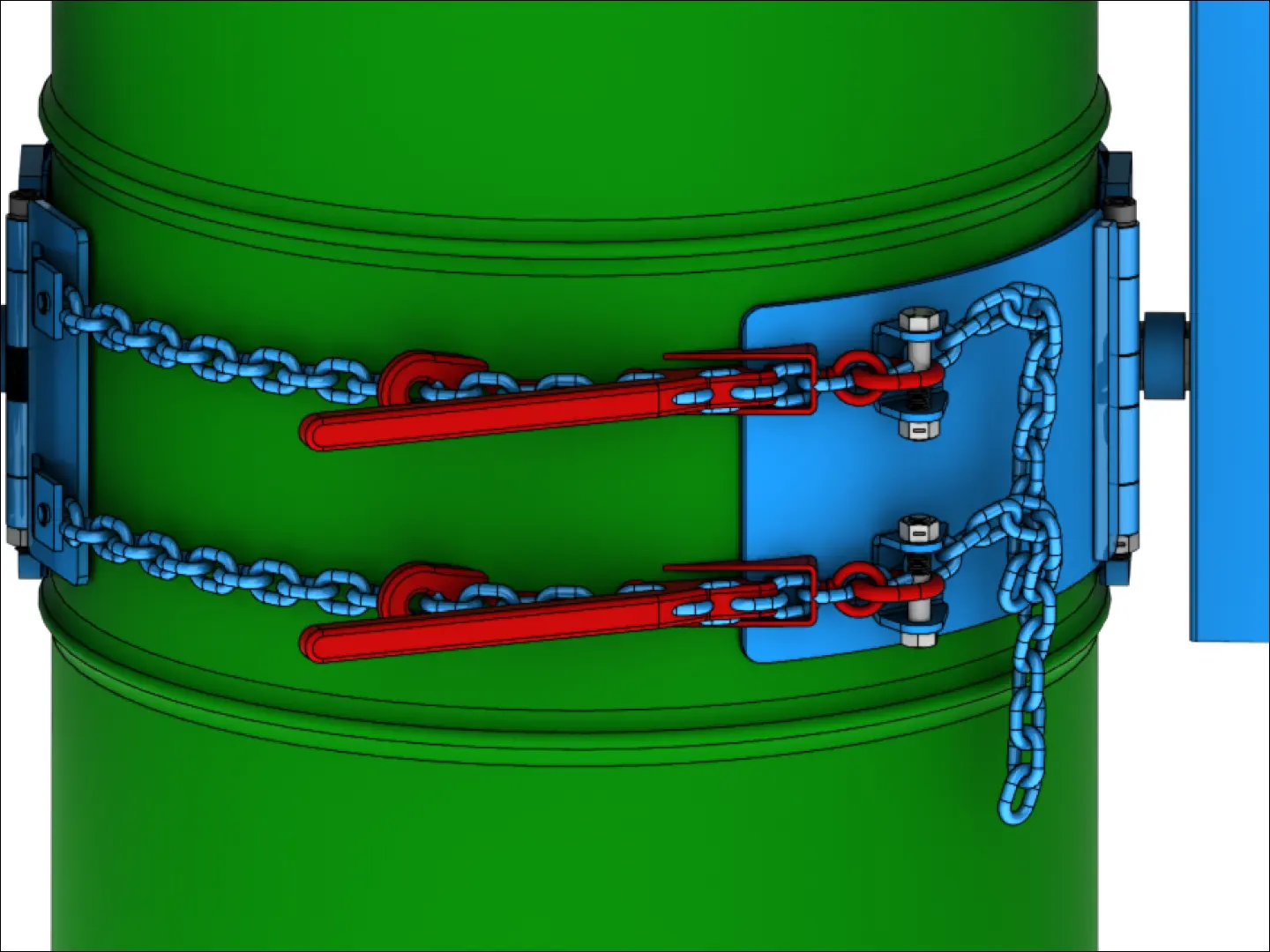 Two Load Binder Chains