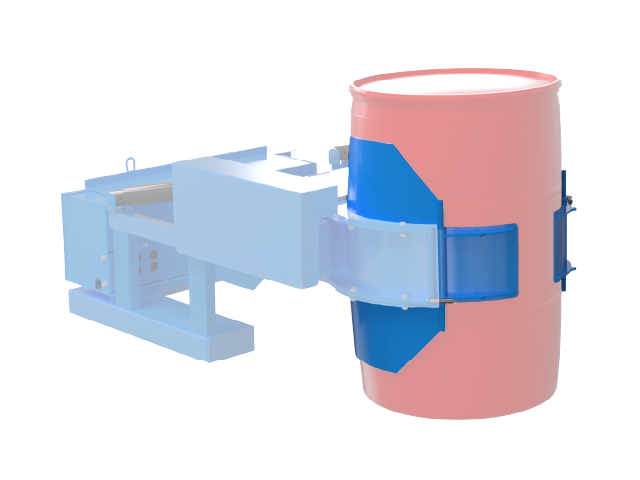 Grip Pad Kit for Plastic & Fiber Drums used with 290F Forklift Attachment for Handling Drums
