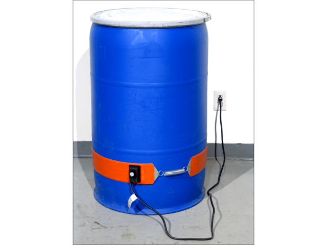 220V 50W 100mm*100mm Silicon Band Drum Heater Oil Biodiesel Plastic Metal Barrel 