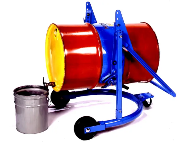 Pour a 55-gallon drum into a 5-gallon pail