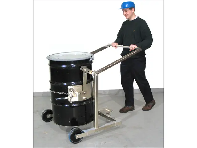 Stainless Steel Mobile Drum Carrier - Model 80i-SS
