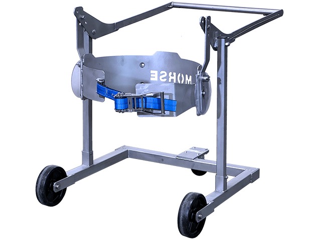 Stainless Steel Mobile Drum Carrier