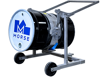 Lift, Move and Pour a Drum with Stainless Steel Mobile drum carrier model 80i-SS