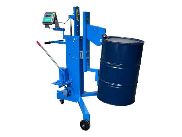 825H-N Scale Equipped Drum Palletizer | Morse Manufacturing