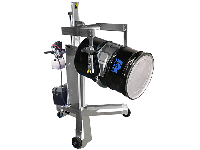 Model 82A-GTSS-125. Lift, move and pour a drum has hand crank drum tilt