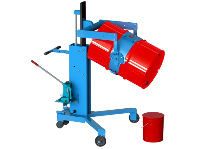 Grip drum by hand to pour and up to 26" (66 cm) high - Model 82A shown