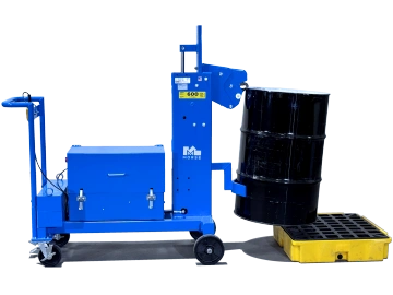 Lift, move and palletize a rimmed drum