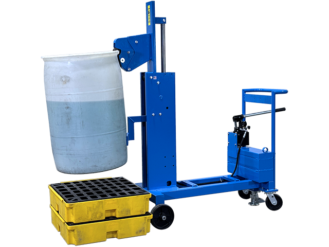 Extended Reach Drum Palletizer and Cabinet Loader