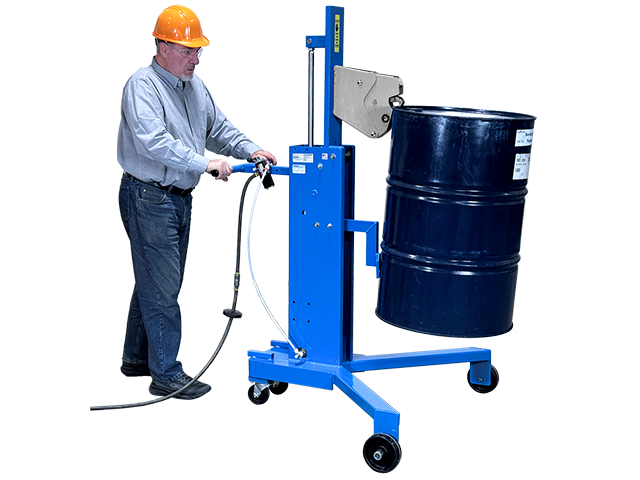 Lift, move and palletize a drum