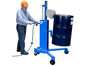 Lift, move and palletize a drum