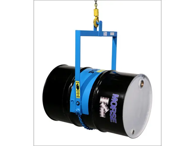Model 85A Below-Hook Drum Carrier to pour a drum with your crane