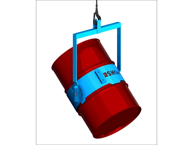 Model 85G Below-Hook Drum Carrier to pour a drum with your crane