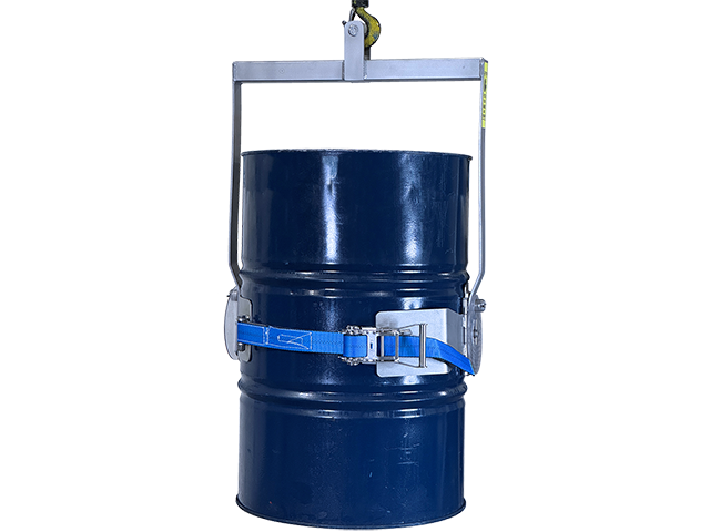 Lock drum upright to transport