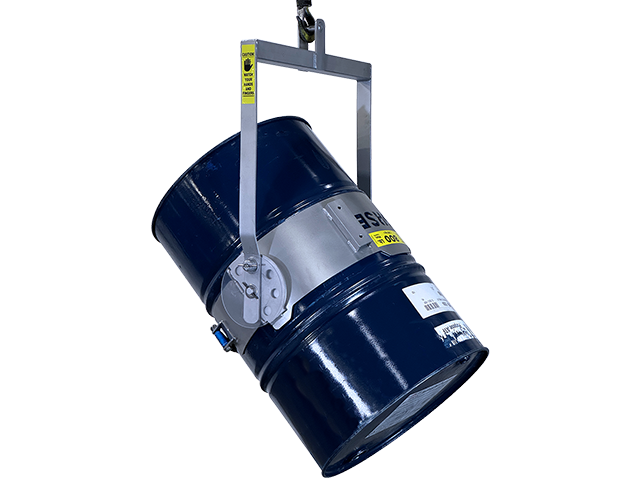 Trommel im 45-Grad-Winkel verriegeln