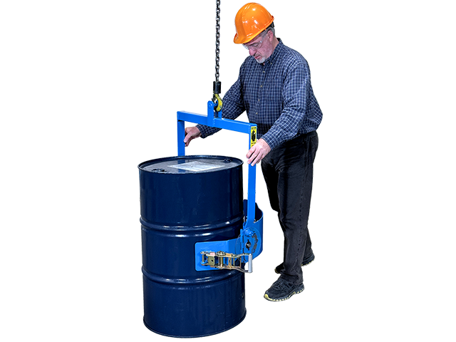 Move to engage drum half-way down between ribs