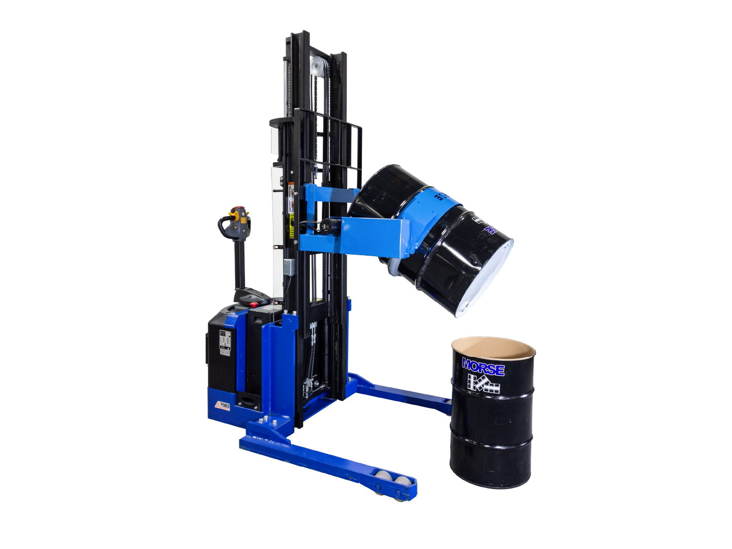 Dispense a drum with Morse < PILOT > Self-Propelled Drum Pourer