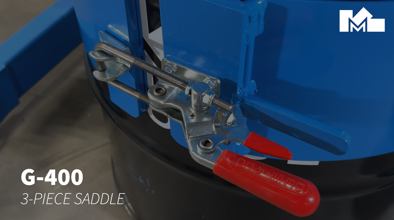 G-400 3-Piece Drum Holder for Ribbed Steel Dr video image